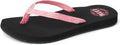 REEF Women's Ginger Beach Flip Flops - Cushioned Arch Support Clothing