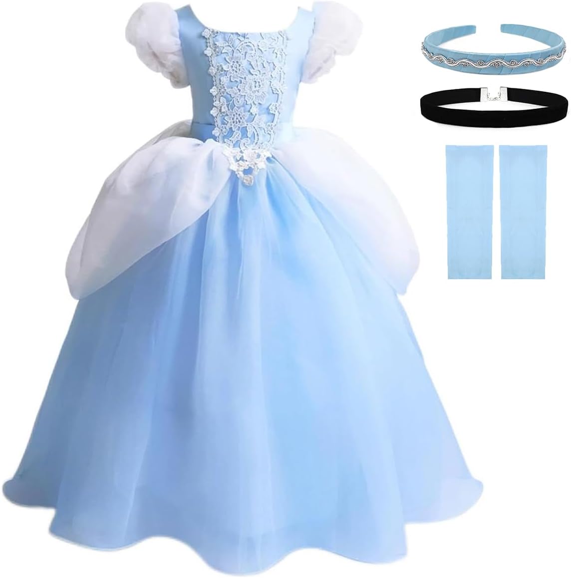 Cinderella Costume for Girls - TYHTYM Princess Dress Up