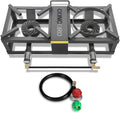 CONCORD THE BLOCK BURNER MAX Double Propane Outdoor Burner - 200k BTU
