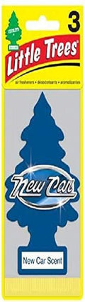 LITTLE TREES Car Air Freshener 3 Pack - New Car Scent