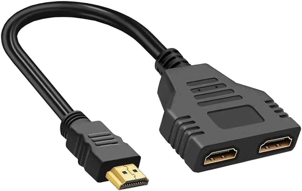1080P HDMI Splitter: Dual Monitors Simultaneous!