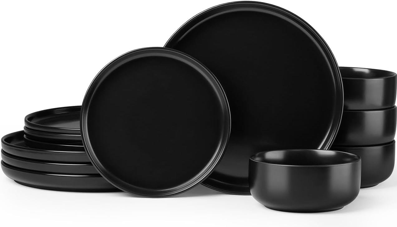 Stoneware Dinnerware Set for 4 - Durable & Stylish Dishes
