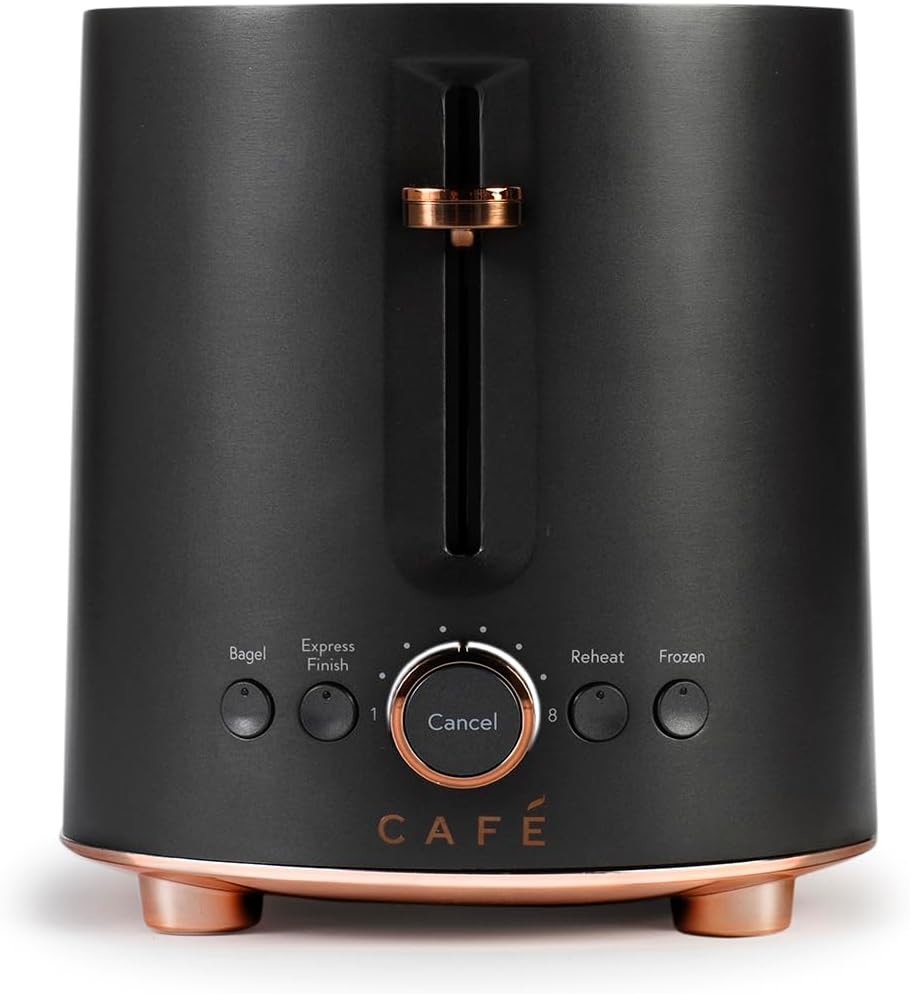 Cafe Express Finish 2-Slice Toaster with Extra-Wide Slots