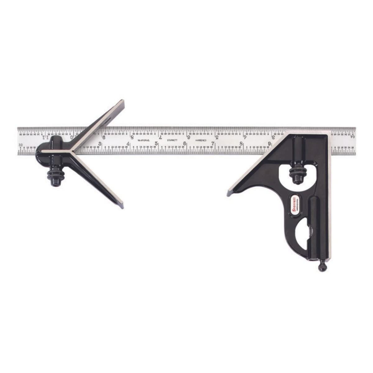 Starrett Steel Combination Square with 12in Blade for Precision