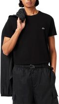 Lacoste Men's Short Sleeve Pima Jersey Crew Neck Tee - Classic Comfort