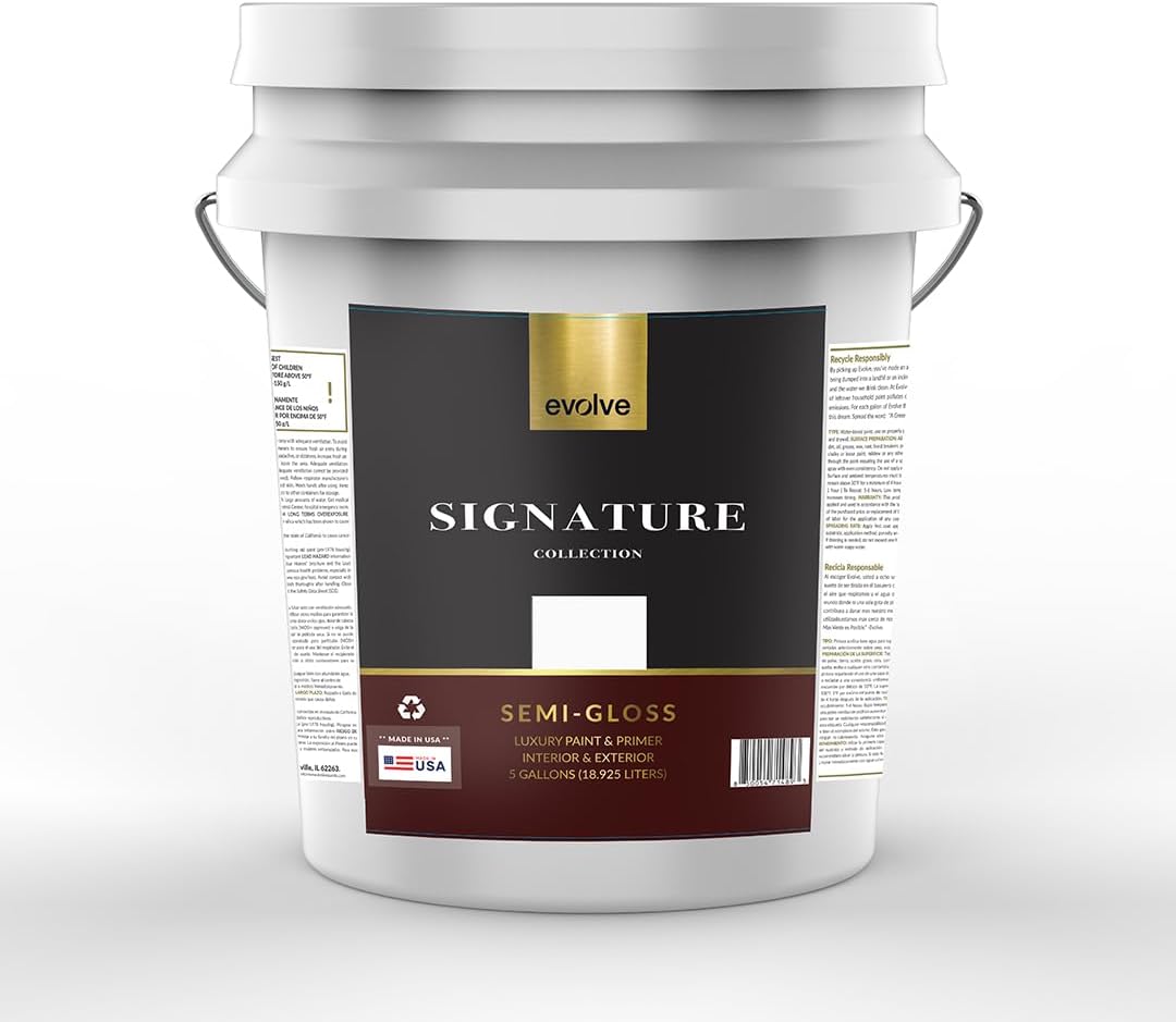 EVOLVE Signature Paint & Primer: Luxury Indoor & Outdoor Coating