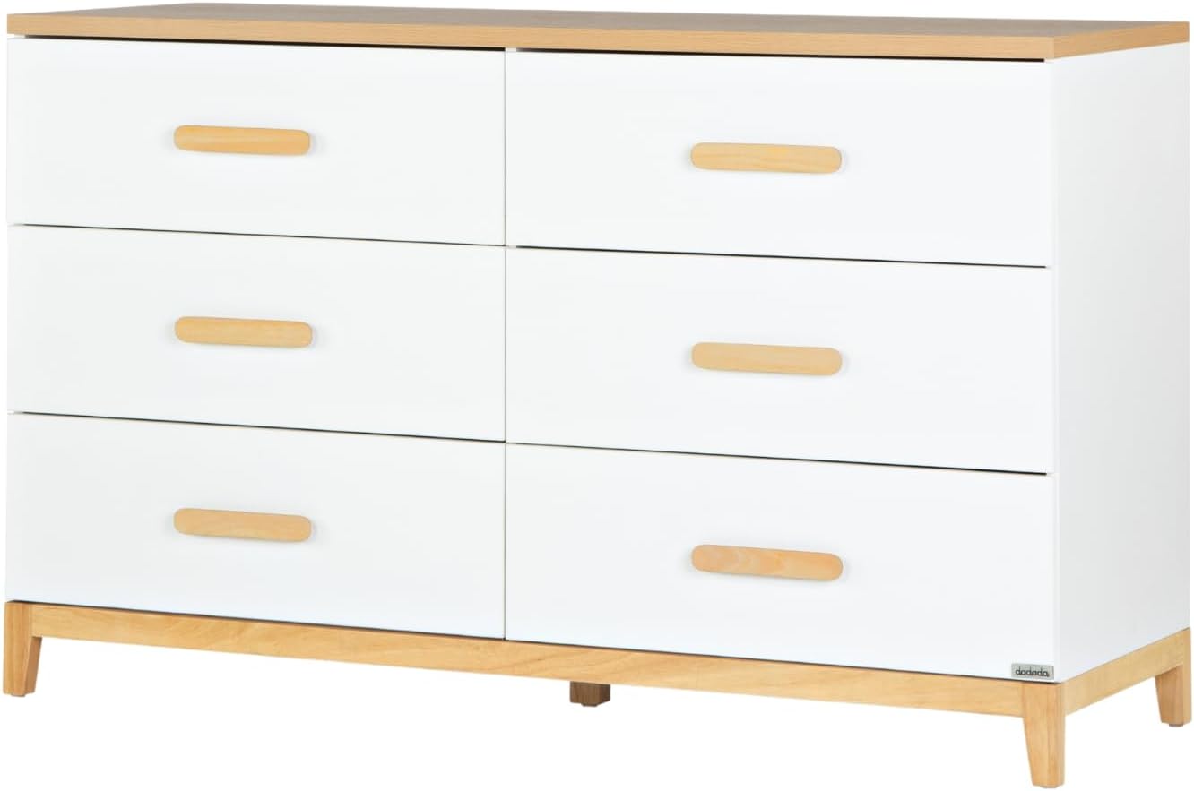 LaLa 6 Drawer Dresser - Modern Baby Dresser with Safety Features