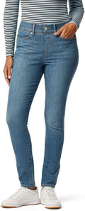 Totally Shaping Ultimate Ankle Straight Mid-Rise Stretch Jeans