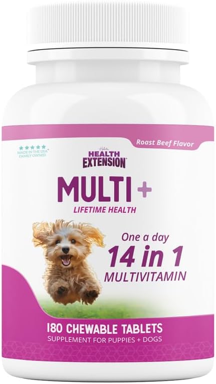 Health Extension Multivitamin for Dogs & Puppies - 180 Tablets