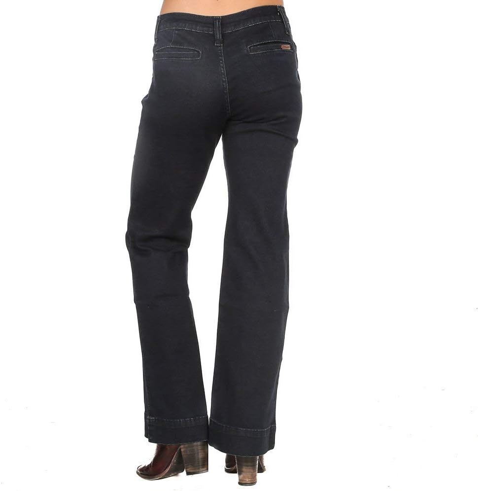 Wrangler Women's Retro Mae Mid Rise Trouser for Stylish Comfort