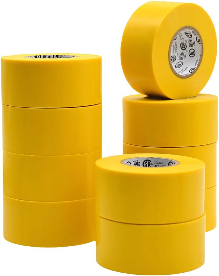 Professional Grade Yellow Electrical Tape for All Your Needs