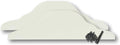 Eagle 1 Rain Gutter Valley Splash Guards - Decorative Straight Almond