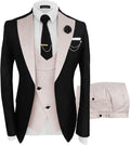 Wangyue Mens Suit 3 Piece Slim Fit Suits for Men - Classic Formal Fit