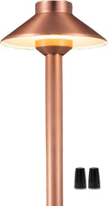 Gardenreet Brass Path Lights Copper Low Voltage LED Pathway Lights