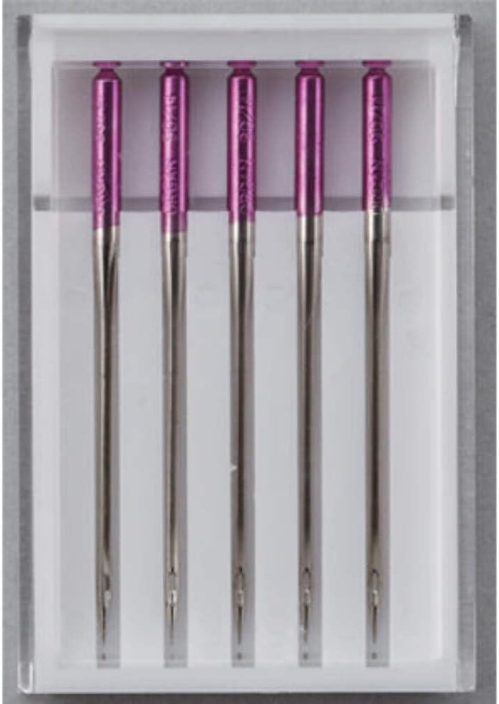 Janome Purple Tip Needles, Size 90/14 - Heavy Fabrics, Hem Stitching