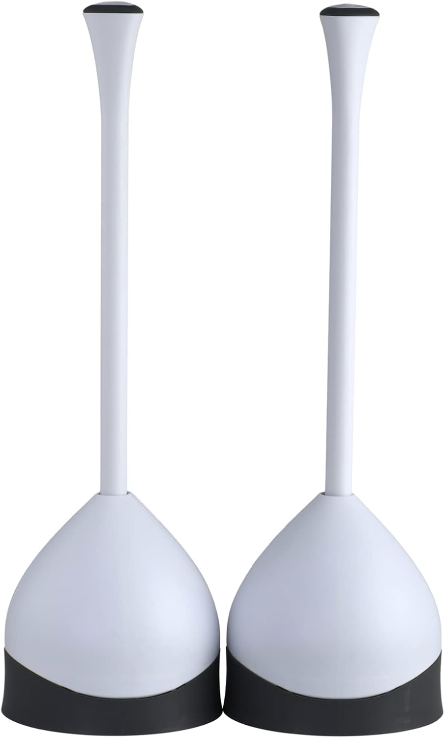 Clorox Toilet Plunger Set with Hideaway Caddy for Storage