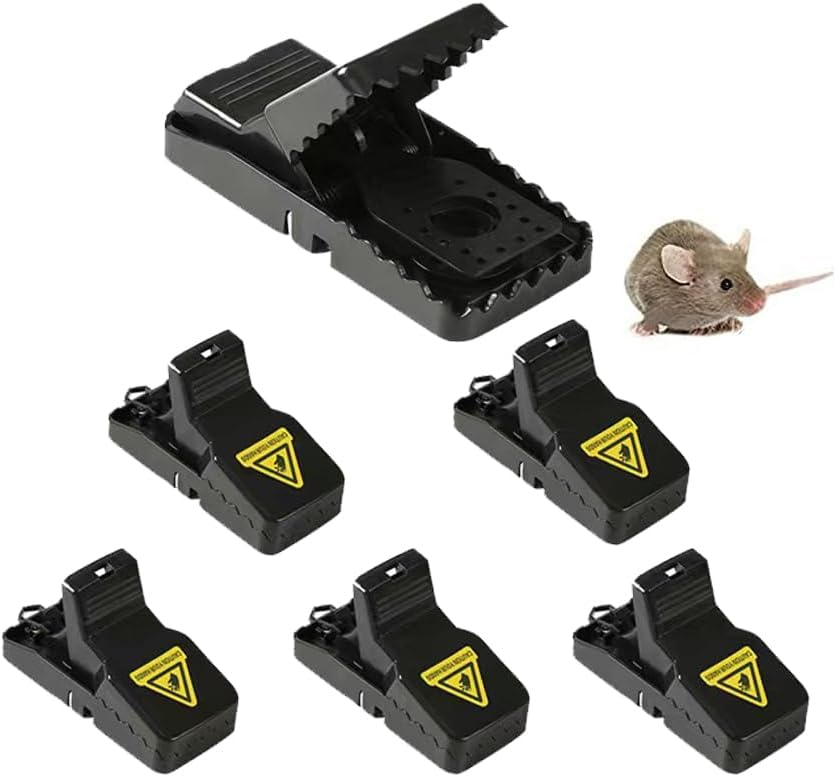 Quick-Kill Reusable Snap Mice Trap - 6 Pack