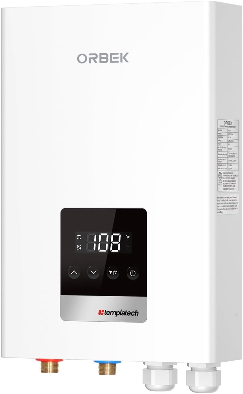 18kW Tankless Water Heater Electric for Endless Hot Water Supply