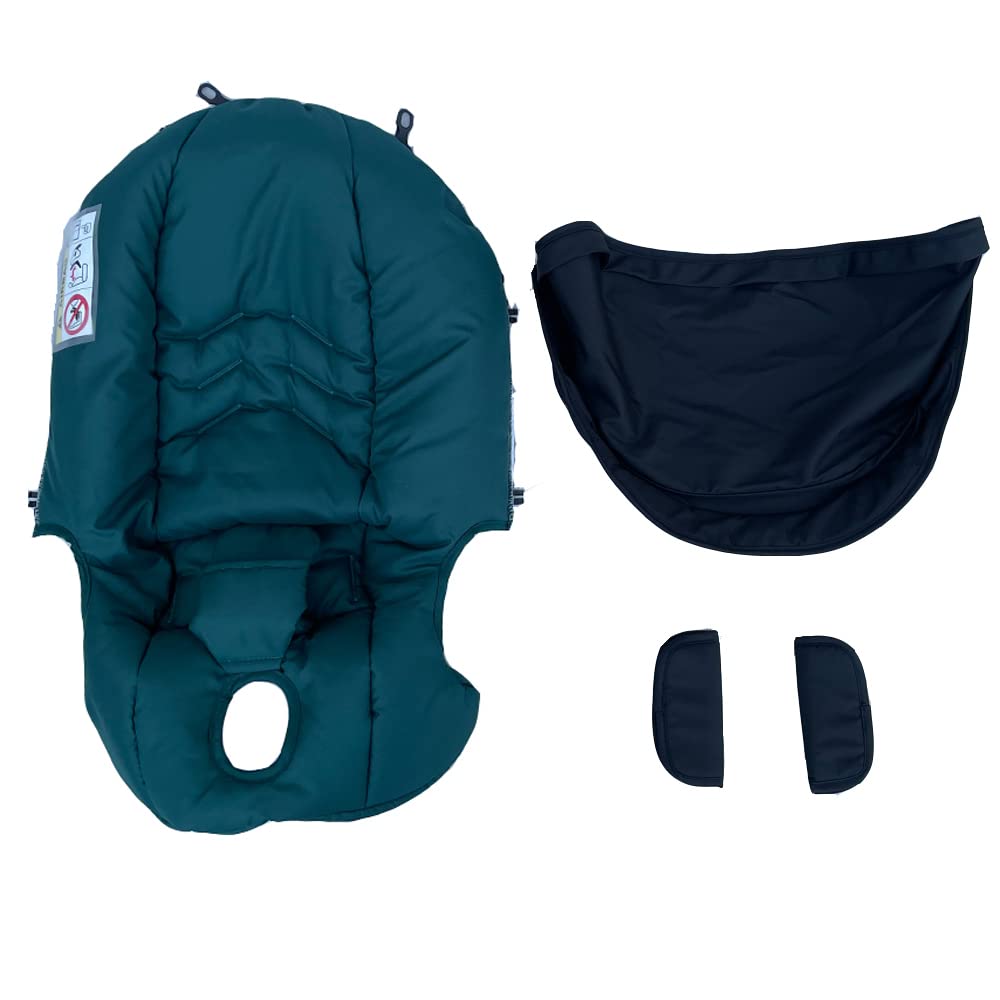 Changing Washing Kit for Doona Strollers - Black & Green Set