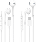 USB C Headphones for iPhone 15 16, 2 Pack - Wired USB-C Earbuds