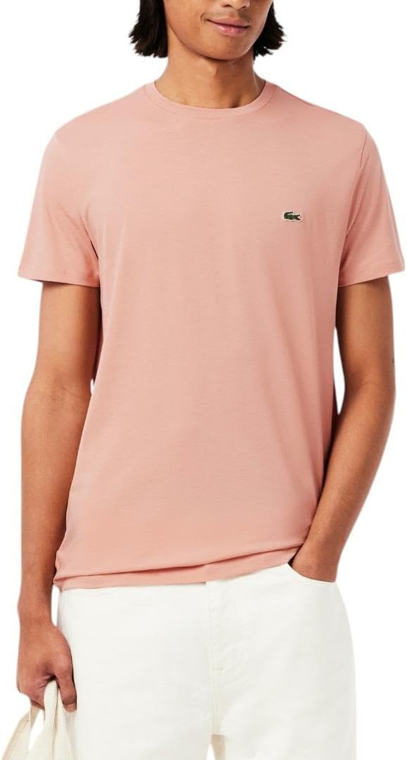 Lacoste Men's Short Sleeve Pima Jersey Crew Neck Tee Review