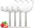 Bird-Shaped Cocktail Glasses Set - Unique 5oz 4pcs Kit for KTV & Home Bar