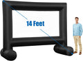 Tangkula 14FT Inflatable Movie Projector Screen for Home Theater