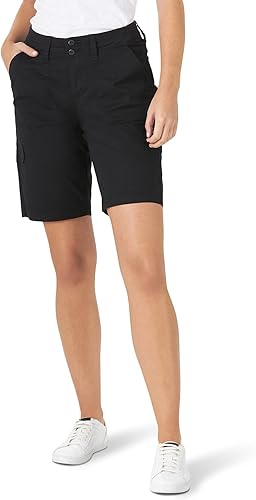 Lee Women's Relaxed Fit Avey Knit Waist Cargo Bermuda Short Review