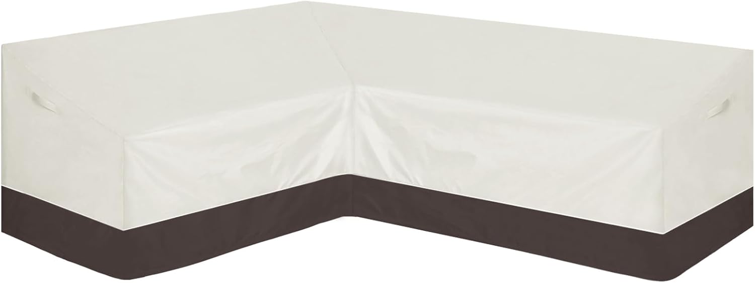 Easy-Going Outdoor L-Shaped Sectional Sofa Cover for Protection