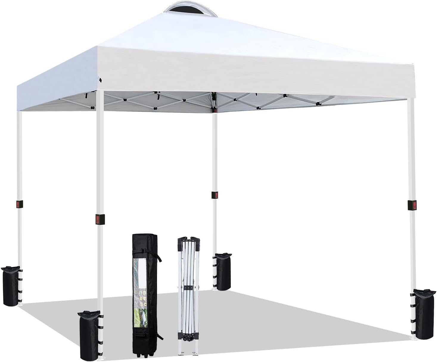 10x10 Heavy Duty Pop-Up Canopy - Instant Sun Shelter for Ultimate Protection