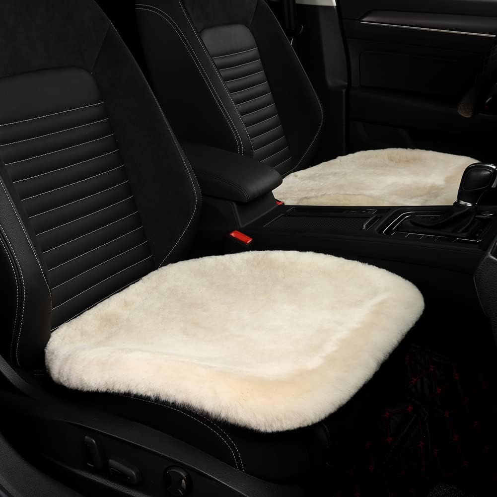 Genuine Sheepskin Car Seat Cushion for Comfort and Style