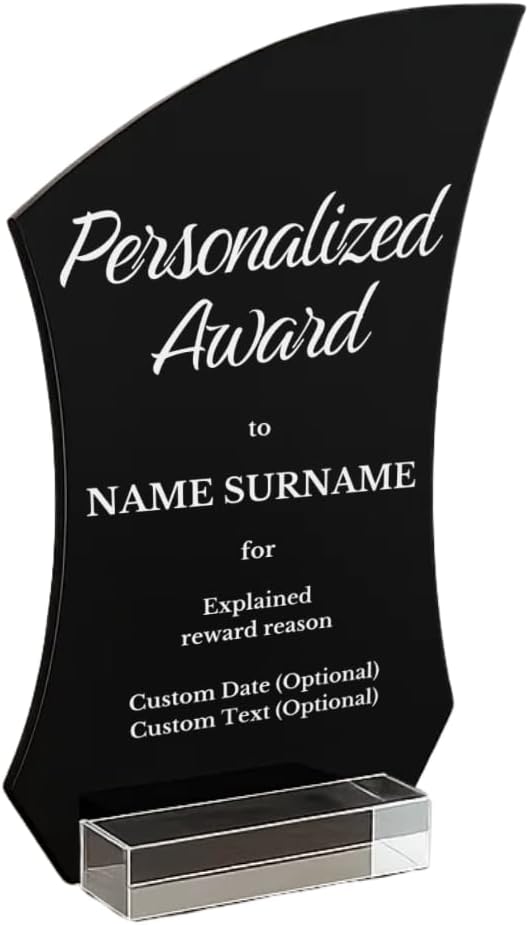 Personalized Corporate Plaque for Employee Recognition Awards