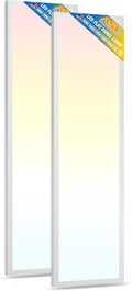 1x4FT LED Flat Panel Light Surface Mount - Dimmable 5CCT Panel