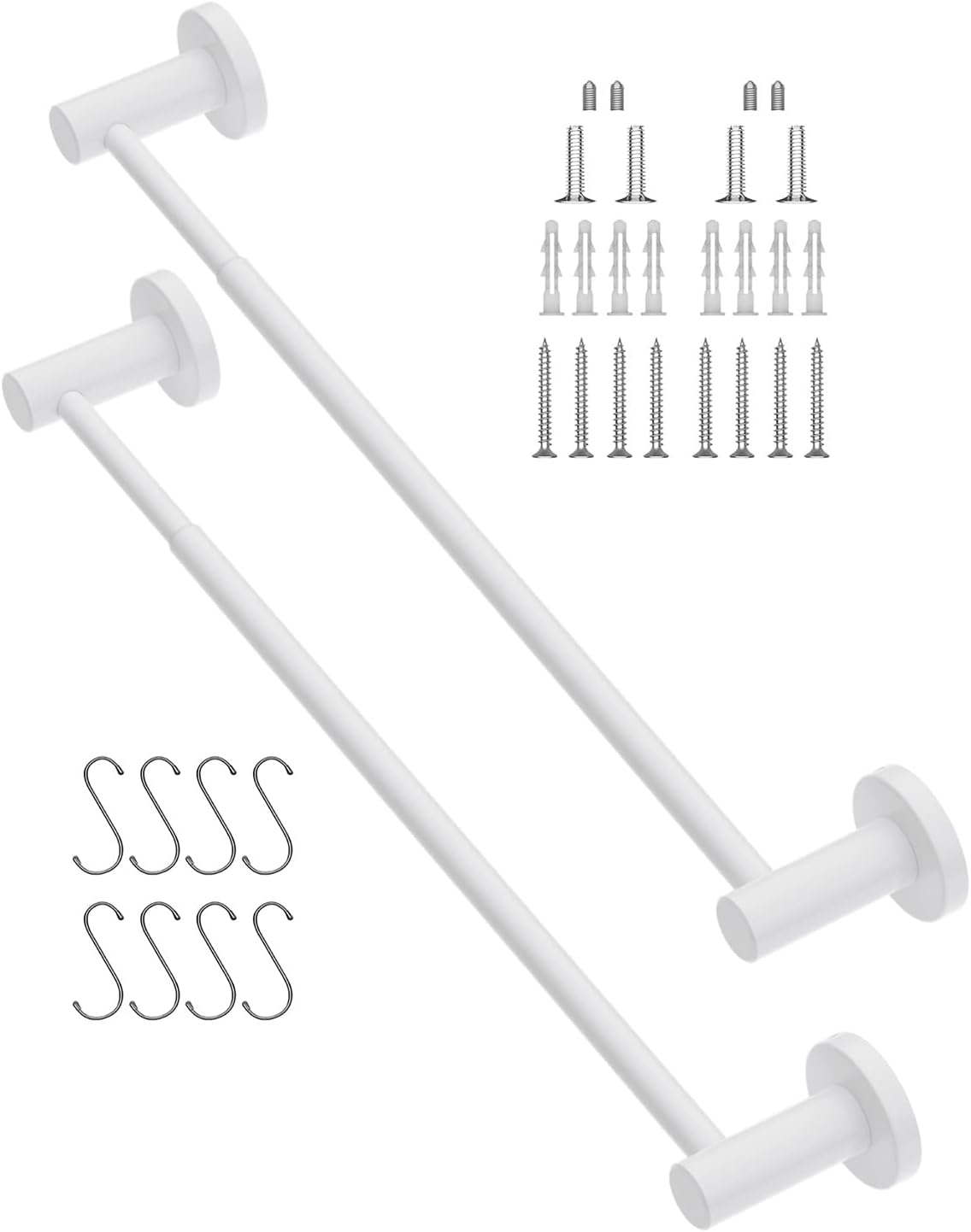 Adjustable Towel Holder 16 to 27.6 Inch for Modern Bathrooms