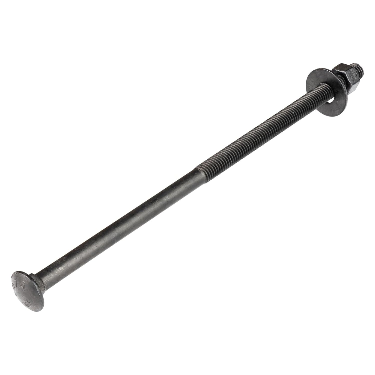 1/2 in. x 12 in. Black Carriage Bolt Kit for Heavy Duty Use