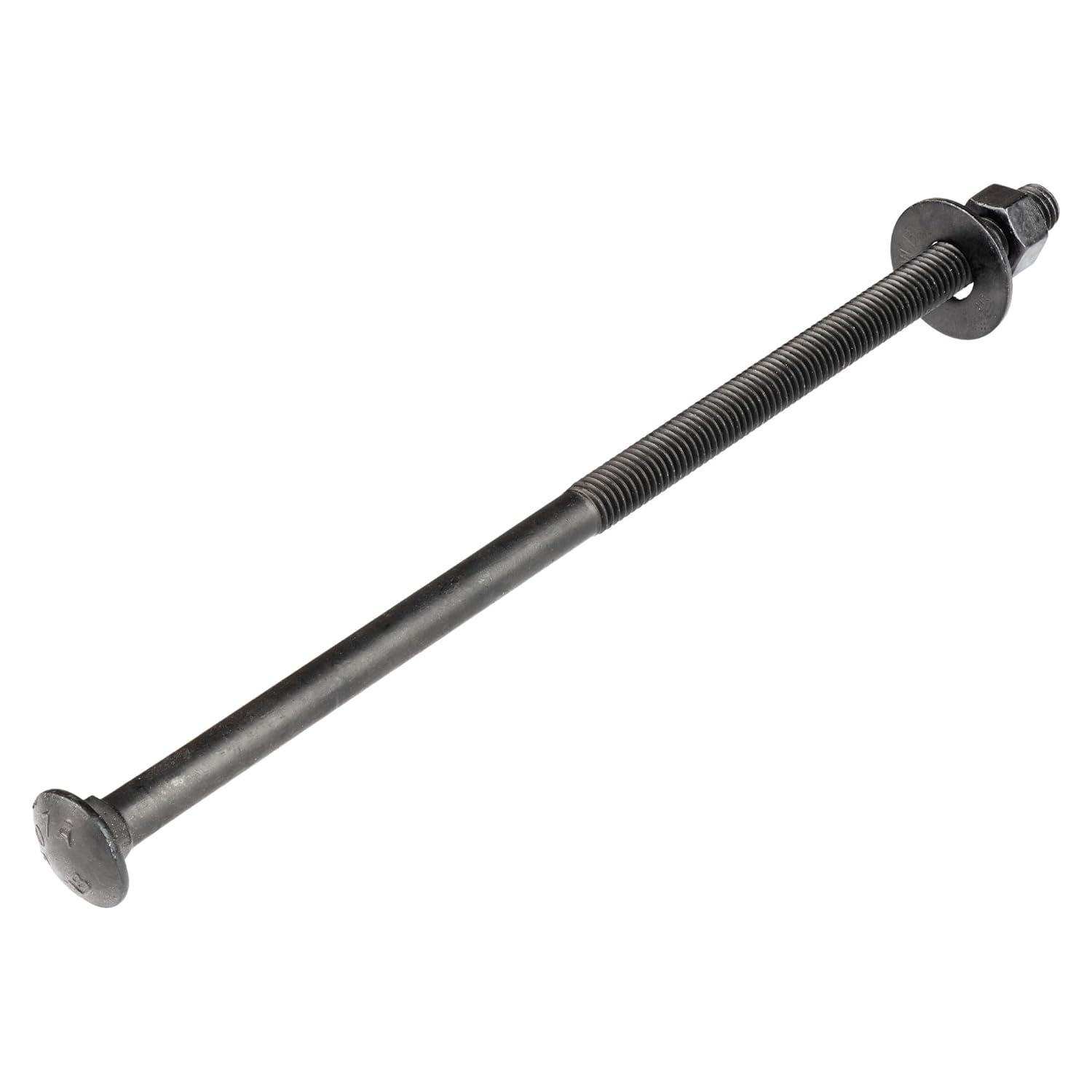 1/2 in. x 12 in. Black Carriage Bolt Kit for Heavy Duty Use
