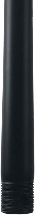 48in Ceiling Fan Extension Downrod in Matte Black - Solid Extension