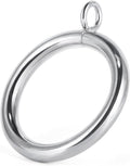 40 Satin Nickel Curtain Rings, Strong & Stylish