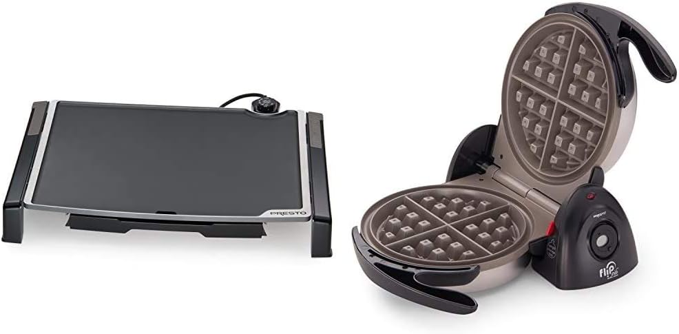 Presto Electric Tilt-N-Fold Griddle and FlipSide Waffle Maker