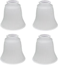 Aspen Creative Transitional Frosted Bell Ceiling Fan Glass Shades - 4
