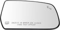TRQ Passenger Side Heated Mirror Glass Blind Spot Convex - Direct Fit