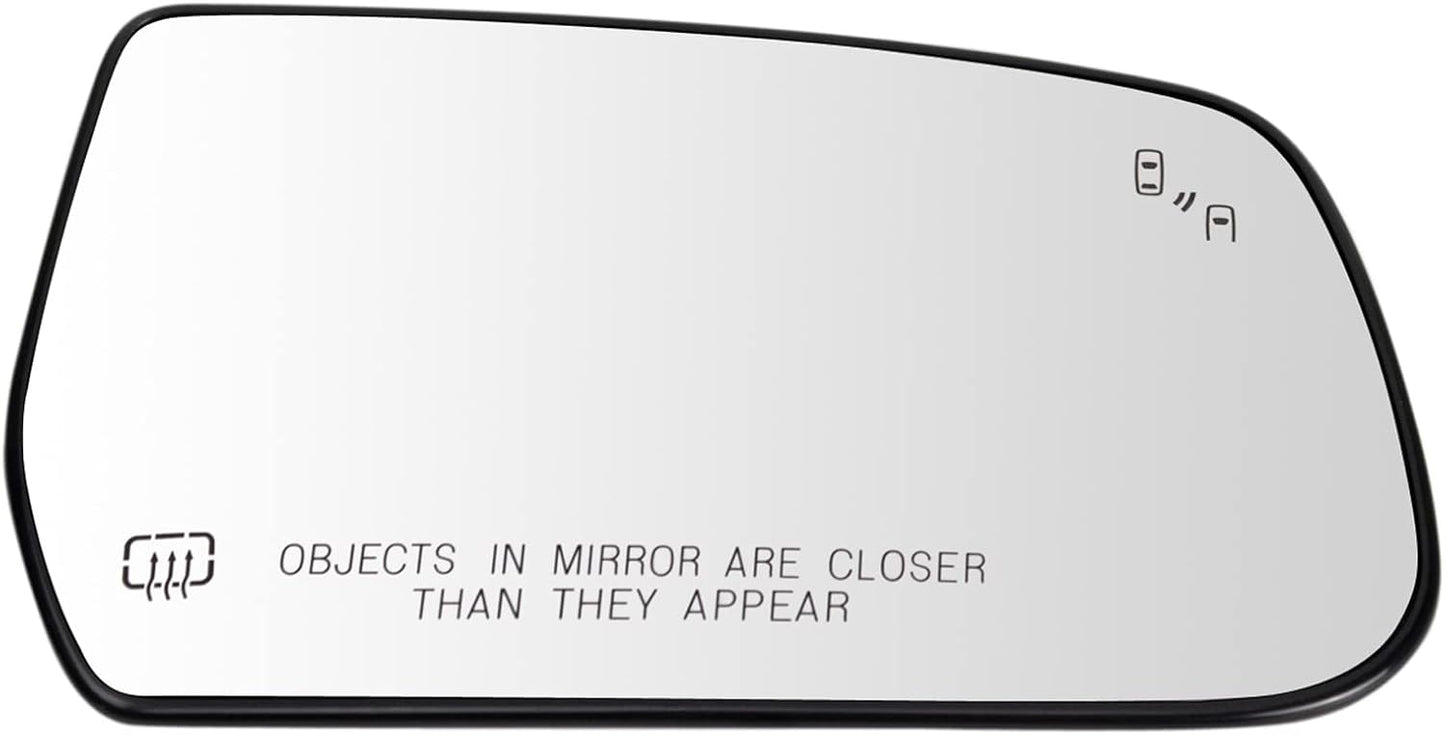 TRQ Heated Mirror Glass for 2015-2017 Chevrolet Equinox & GMC Terrain