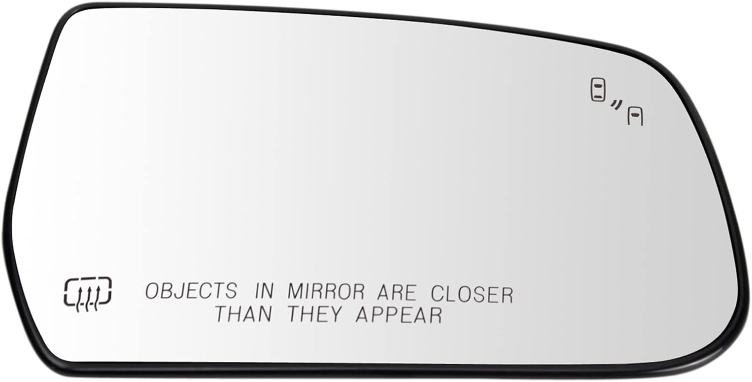 TRQ Heated Mirror Glass for 2015-2017 Chevrolet Equinox & GMC Terrain