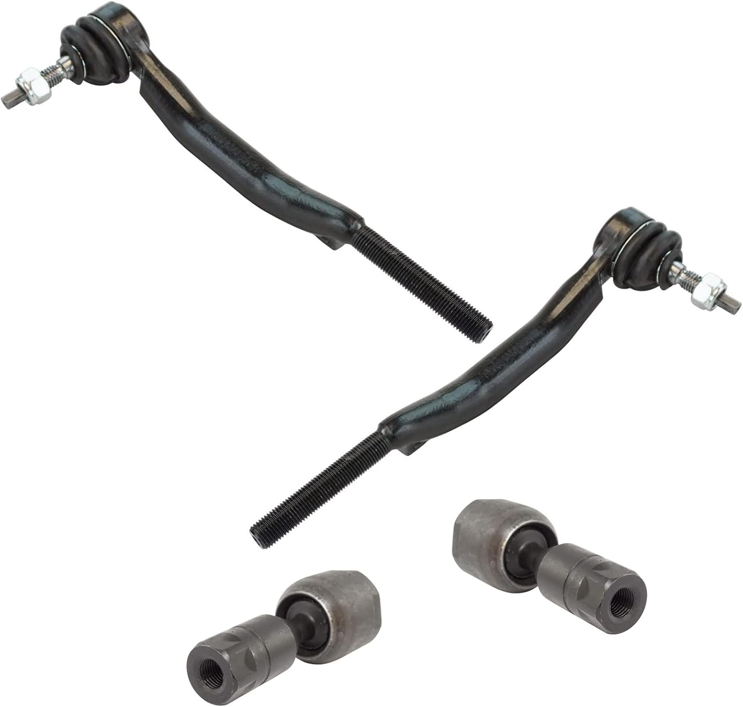 TRQ Front Tie Rod Set for 2004-2009 Cadillac SRX Vehicles