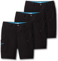 DSP Men's Performance Stretch Shorts 3-Pack - All-Season Comfort