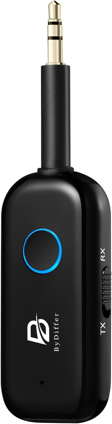 ByDiffer Bluetooth 5.2 Dual Link Transmitter