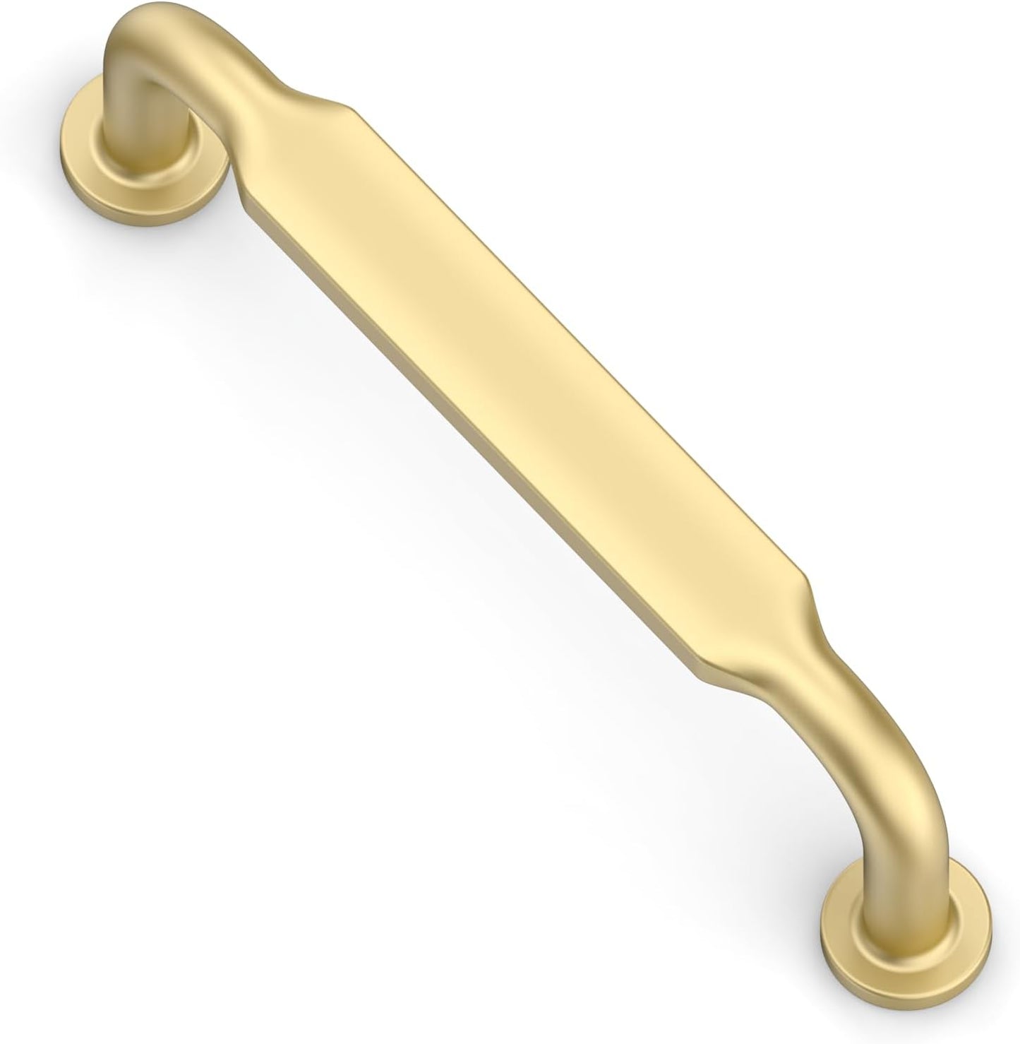 Matte Gold Cabinet Handles - 10 Pack Modern Pulls for Cabinets