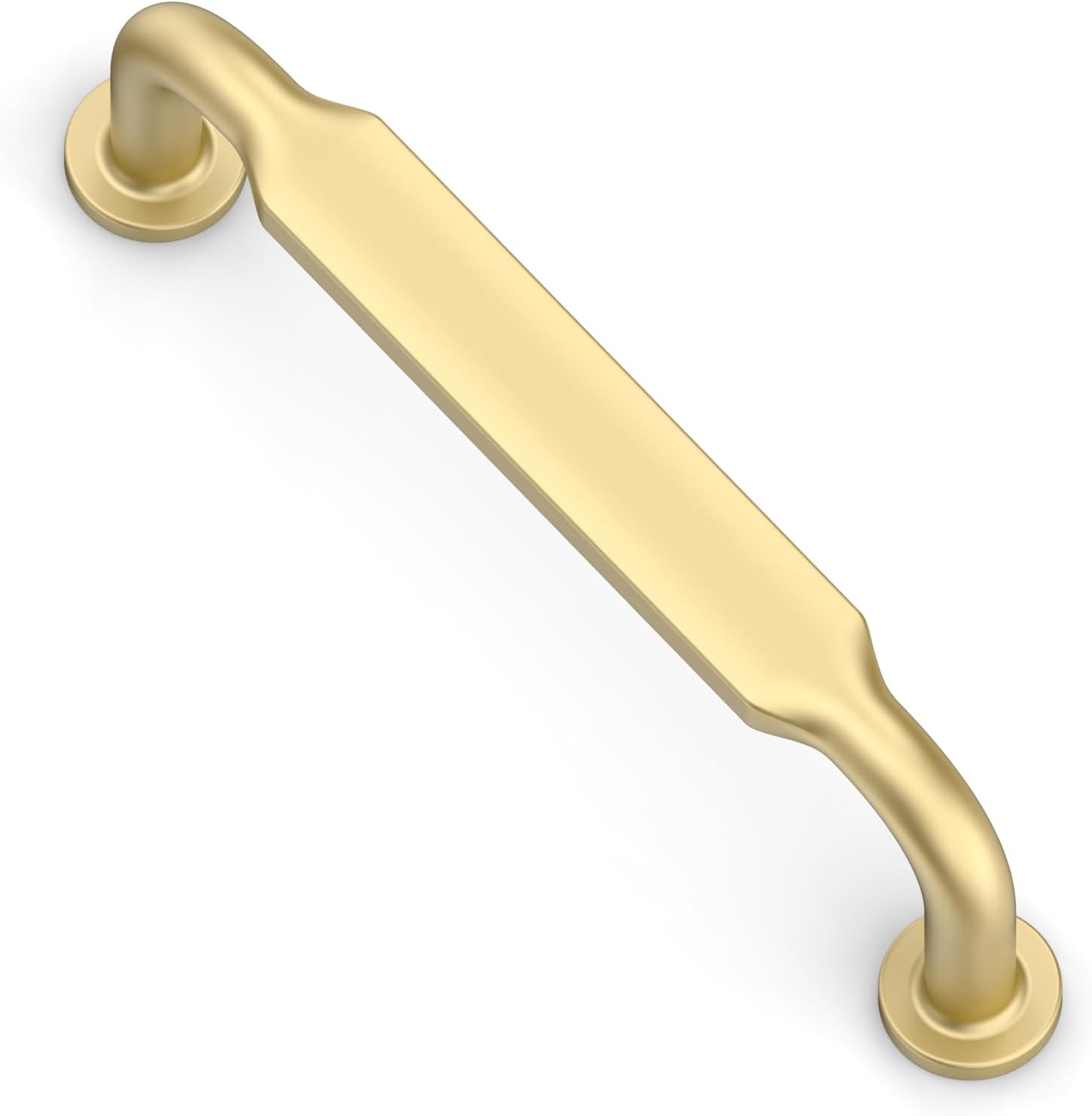 Matte Gold Cabinet Handles - 10 Pack Modern Pulls for Cabinets