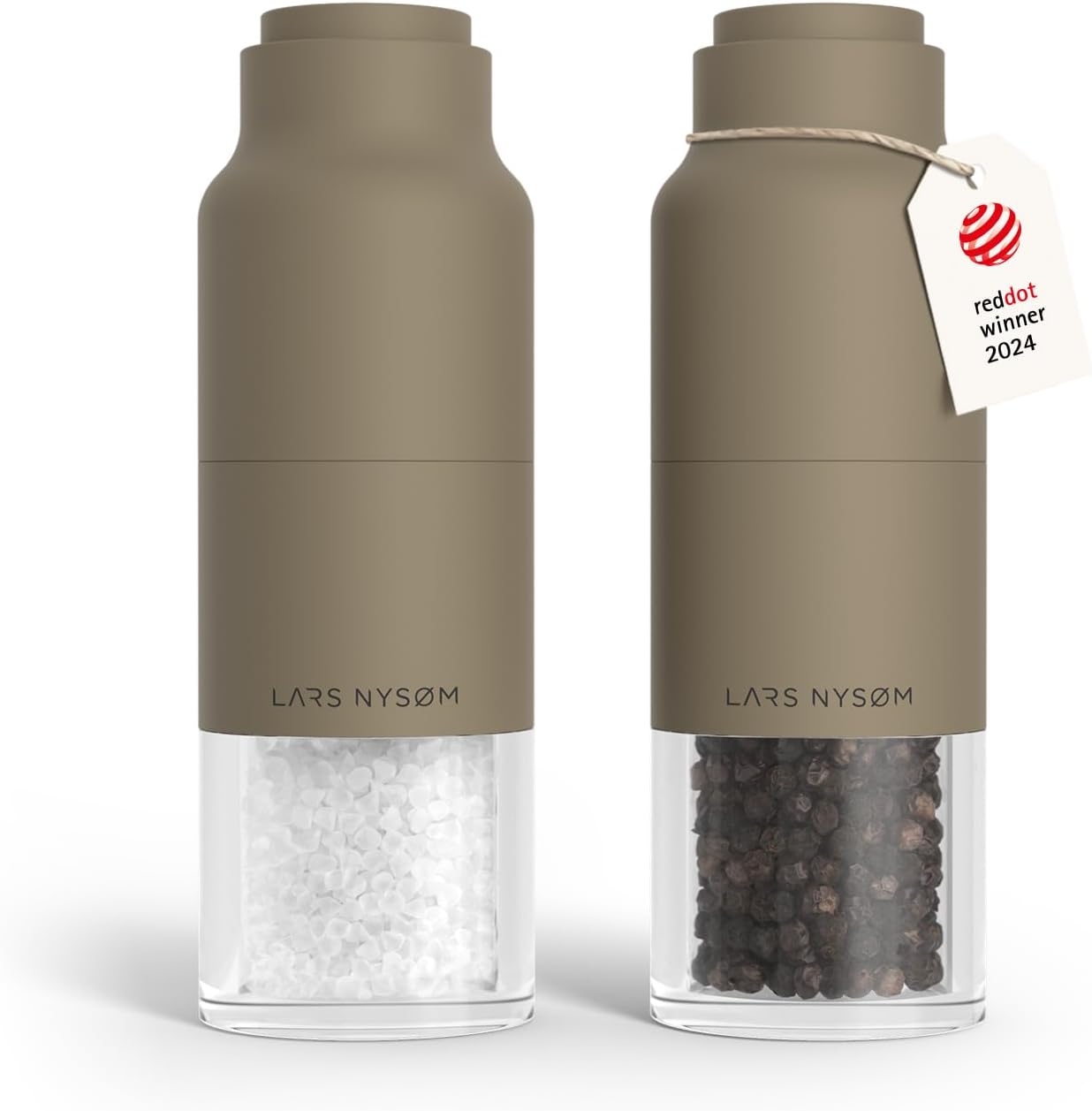LARS NYSM Salt and Pepper Grinder Set for Stylish Cooking