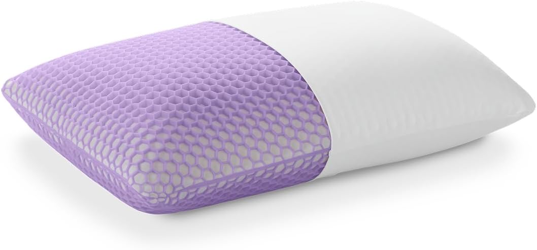 Purple Harmony Pillow - King Medium for Luxurious Comfort